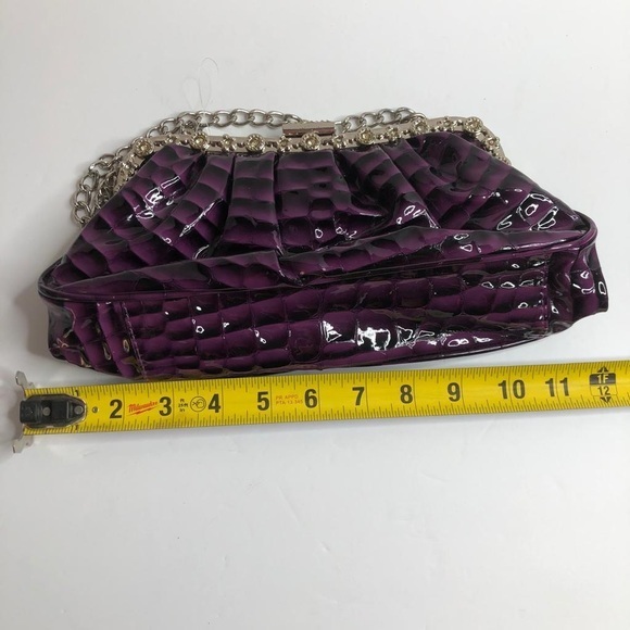 New Clutch Handbag Purple - Picture 3 of 7